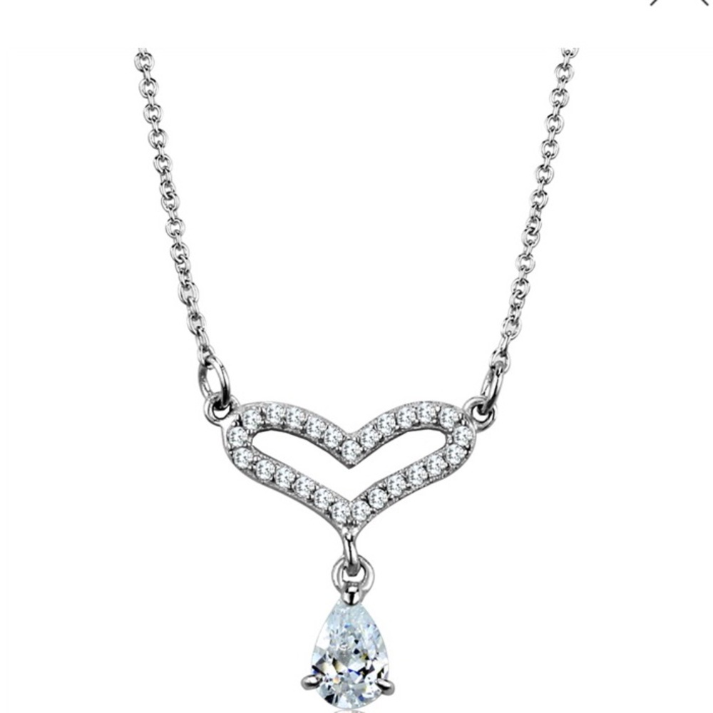 .925 Silver CZ Necklace